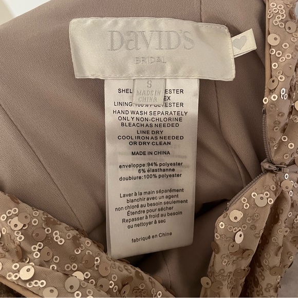 David’s Bridal Bridesmaid/Prom Dress - Picture 2 of 3